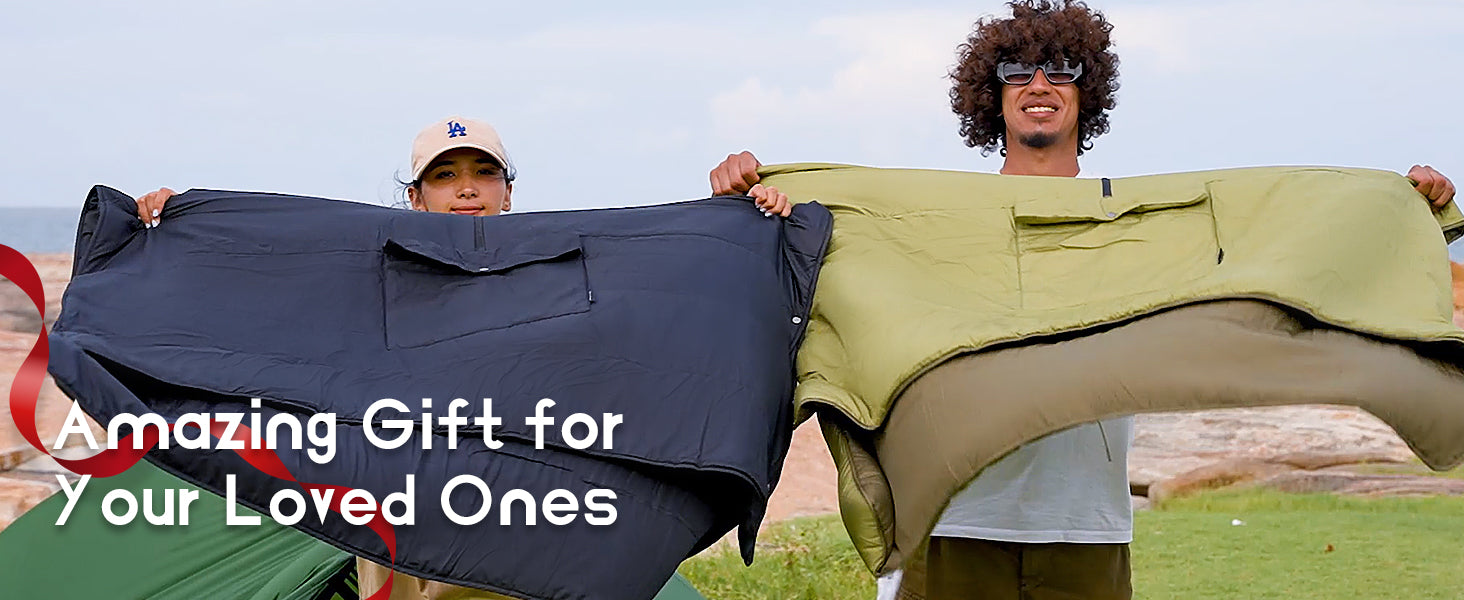 KingCamp Camping Wearable Blanket Poncho