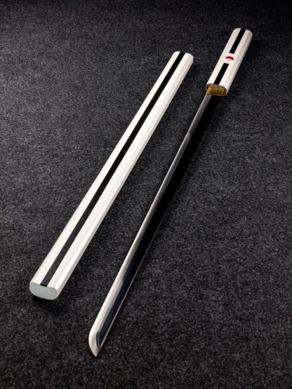 Battle-Ready Sasuke's White Grass Cutter Sword (SHARP)