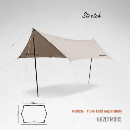 Hexagon™ Canvas Camping Tarp