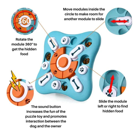 PawzzlePro™ Interactive Dog Puzzle