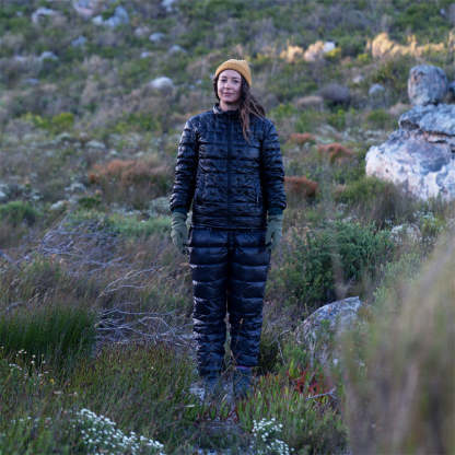 DW-90 White Goose Down Pants with Pockets