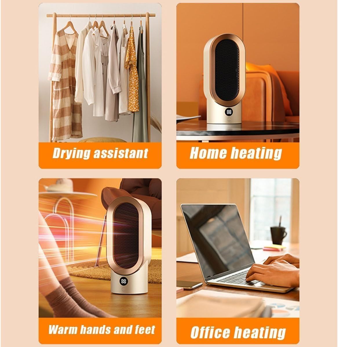 Airwave Portable Electric Fan Heater