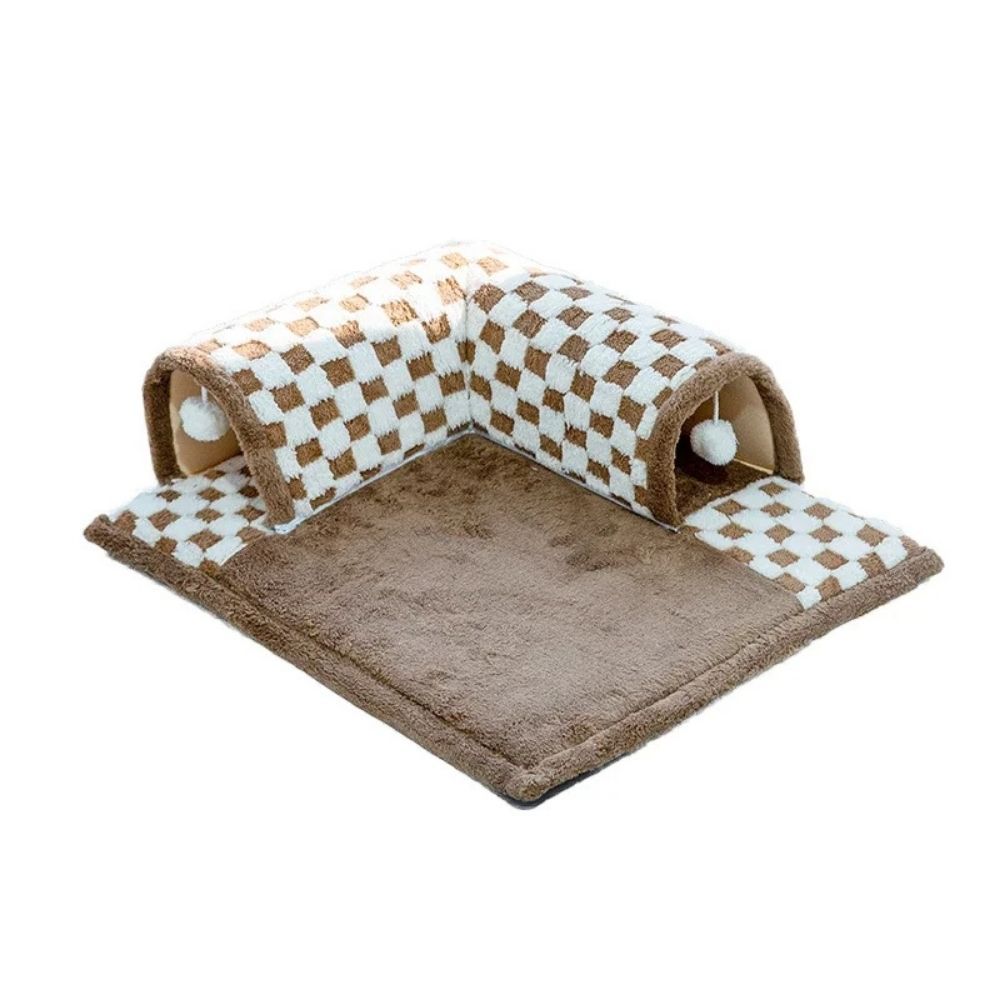 LuxPaws™ 2-In-1 Cat Tunnel Bed