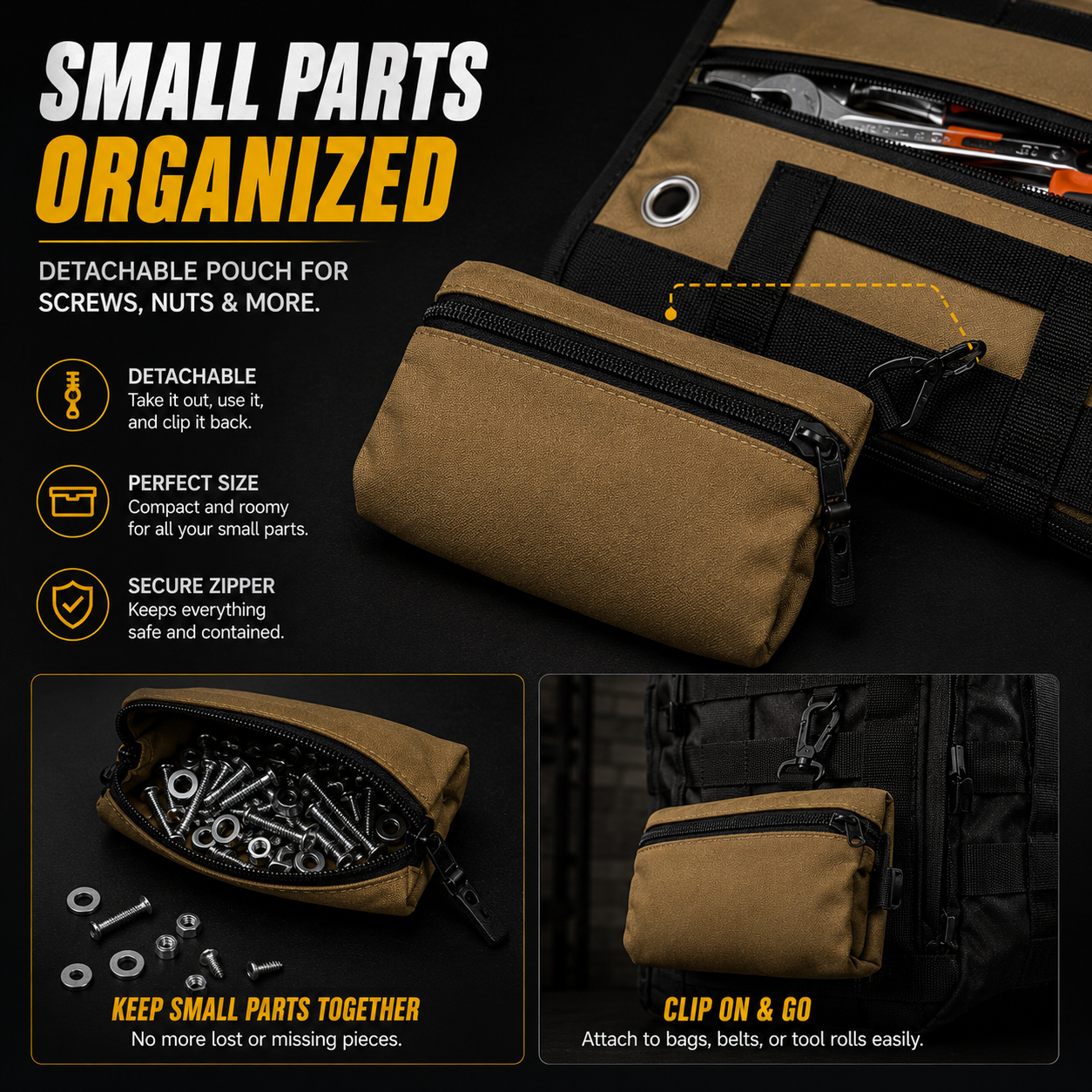 Roll-up tool bag specifications