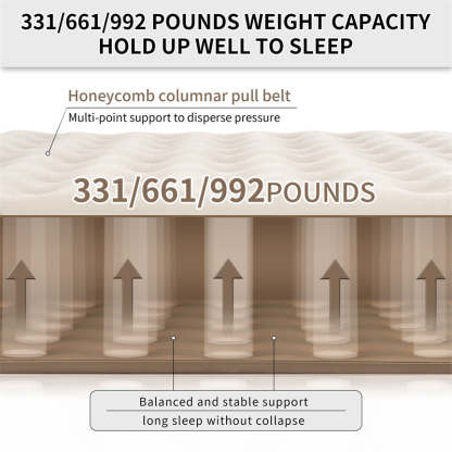 Naturehike C25 Built-in Pump PVC High-Height Inflatable Mattress