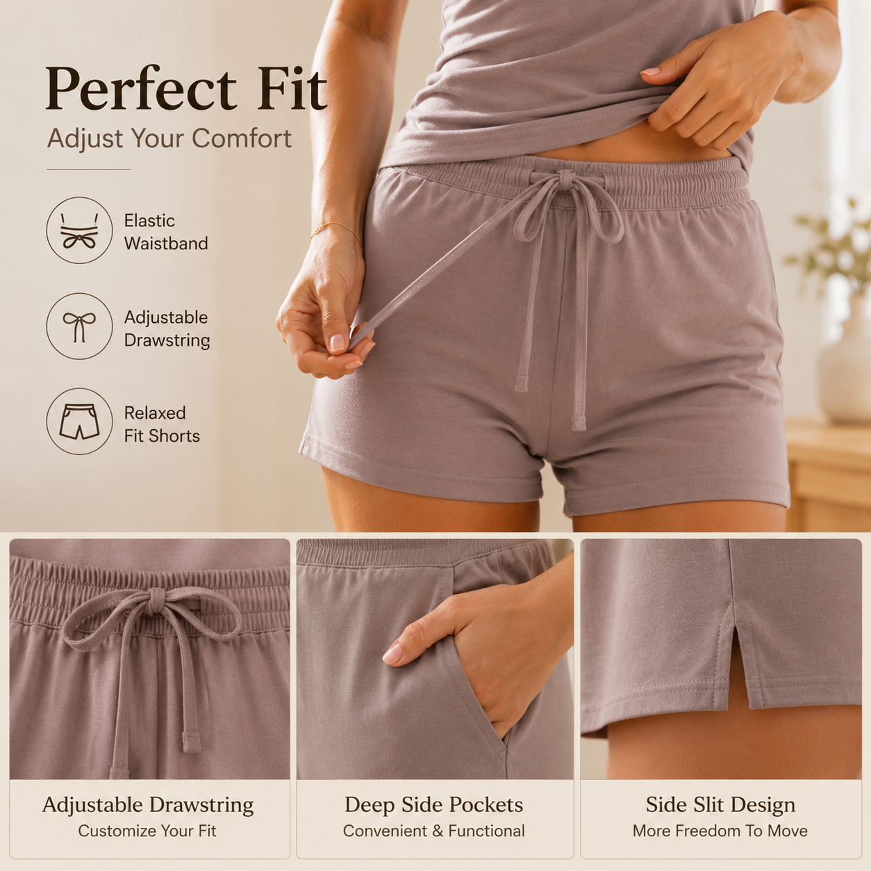 Drawstring Waistband Detail