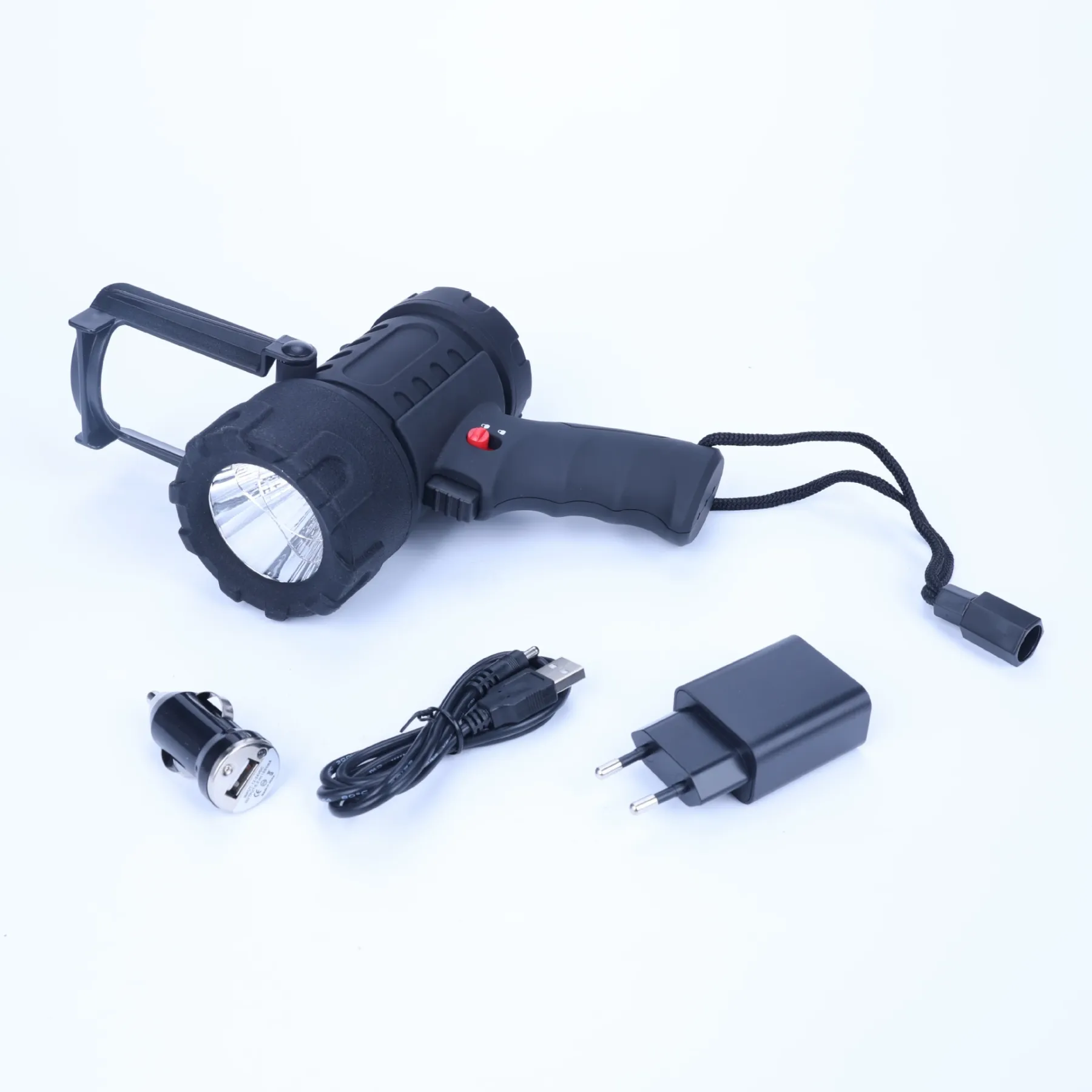 6000 Lumens LED Rechargeable Spotlight Flashlight