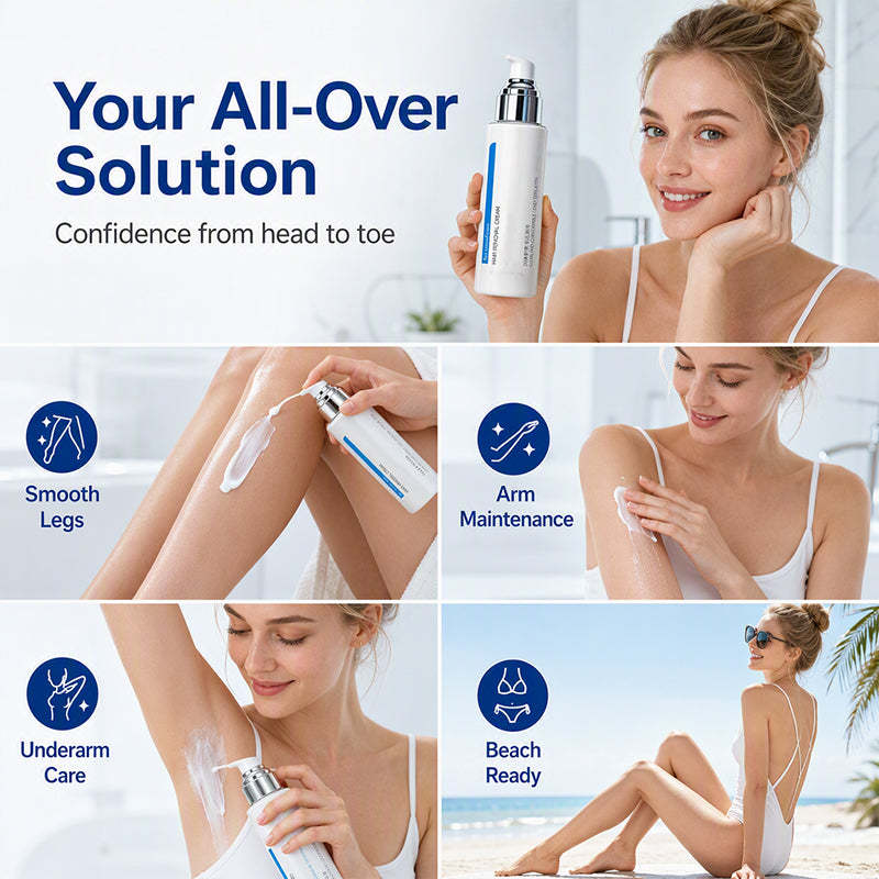 🎁BUY 1 GET 1 FREE SPECIAL PRICE $19.99!!✨Ice-Cooling Hair Removal Cream for Sensitive Skin