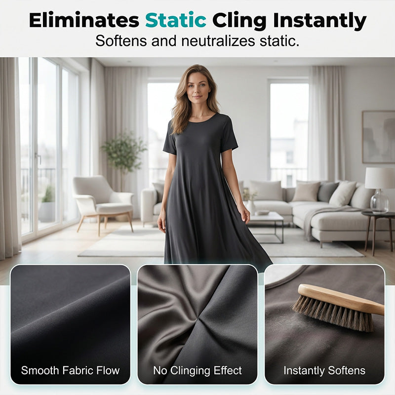 Anti static wrinkle spray leaving clothes soft and smooth