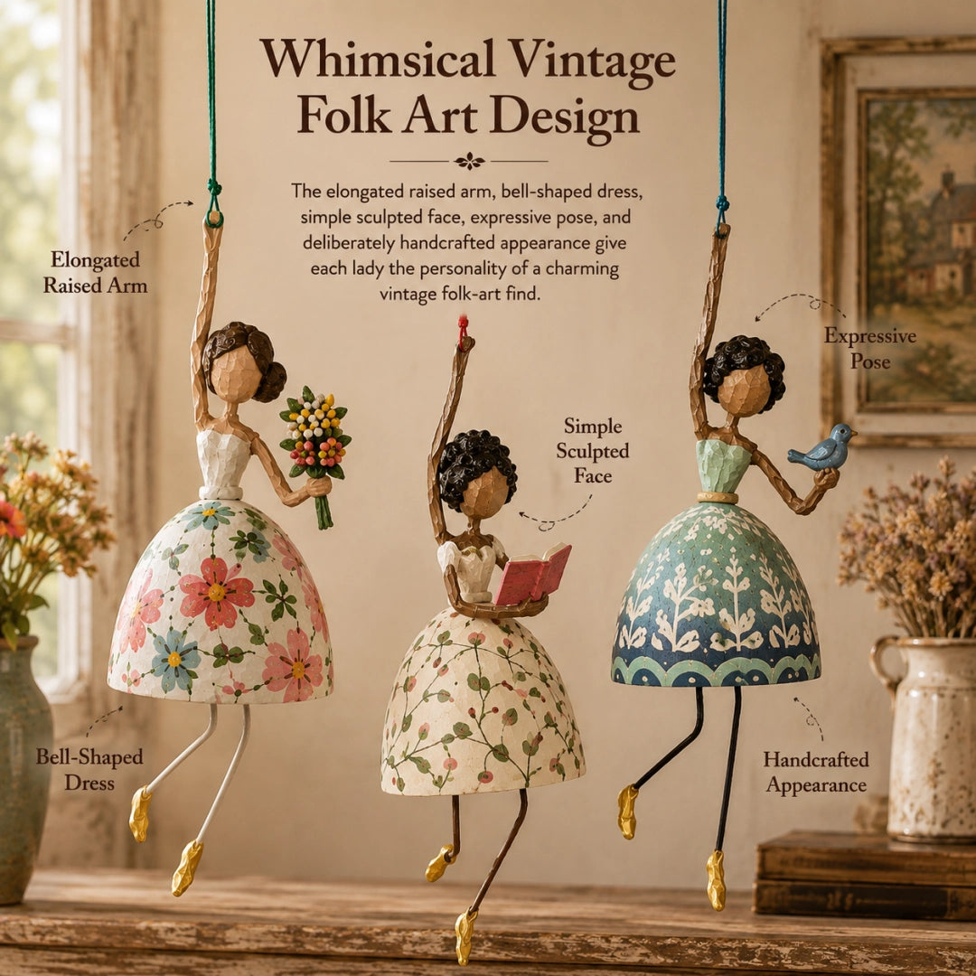 Vintage-inspired folk art details