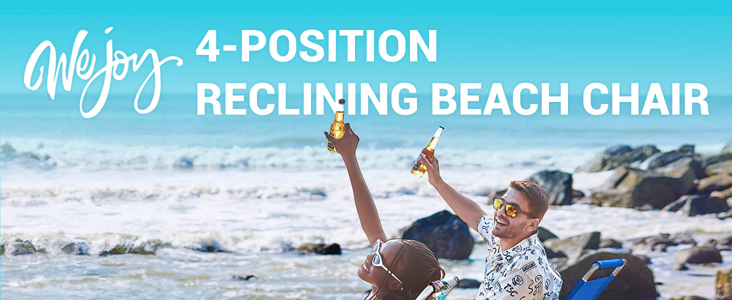 WEJOY Premium High Back Beach Chair Aluminum Camping Chair