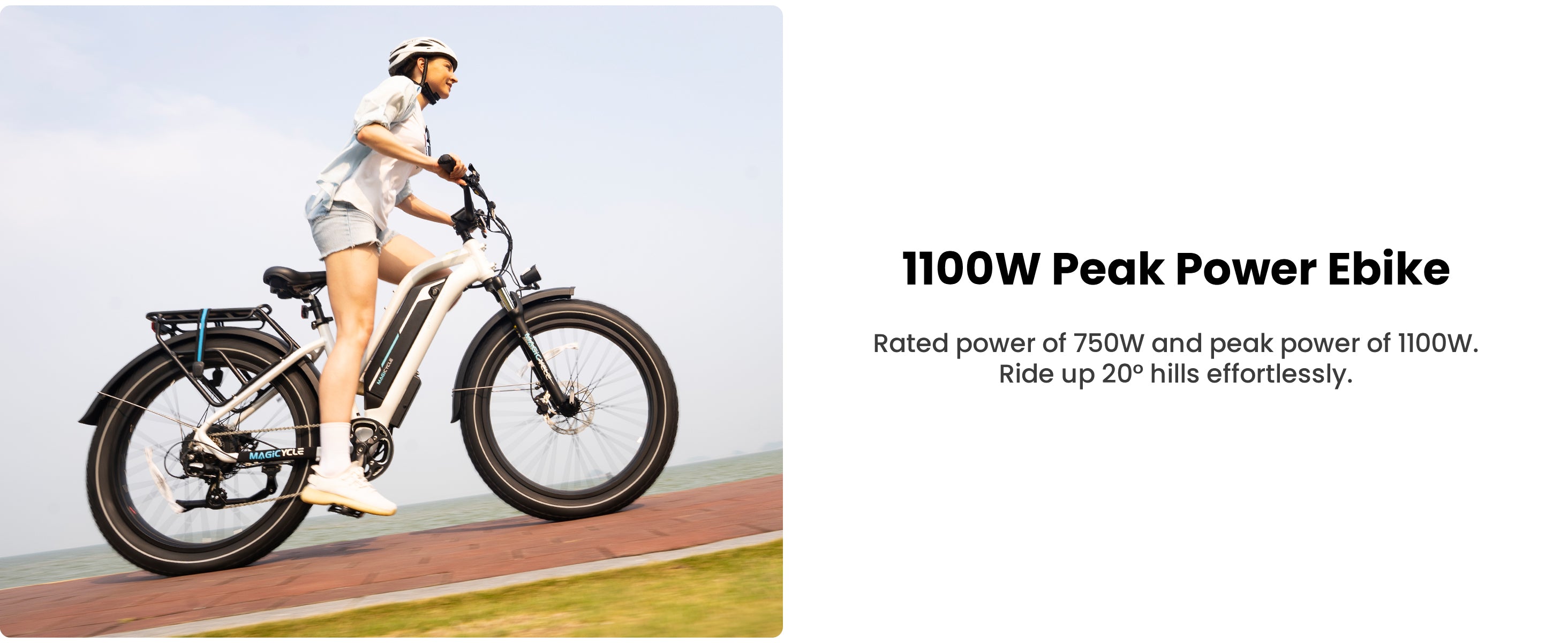 Magicycle Cruiser Pro 26" Fat Tire Electric Bike 750W Electric Bike