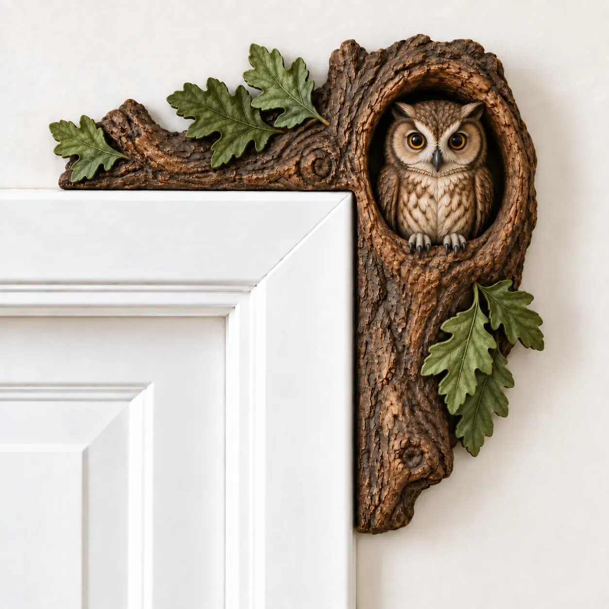Woodland animal doorway corner decoration