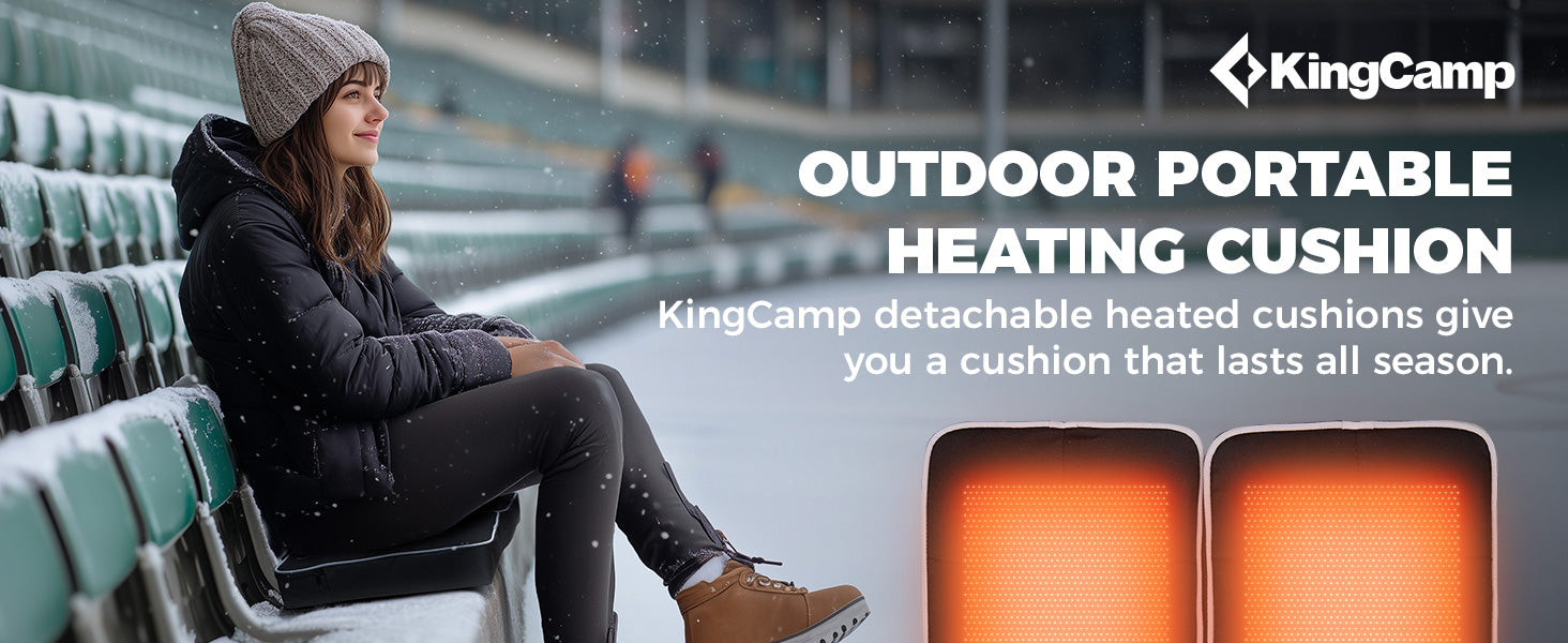 KingCamp Heating Pad Stadium Seat Cushion