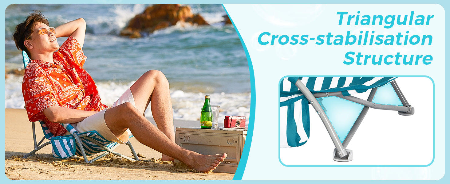 WEJOY Quick-up Beach Chair