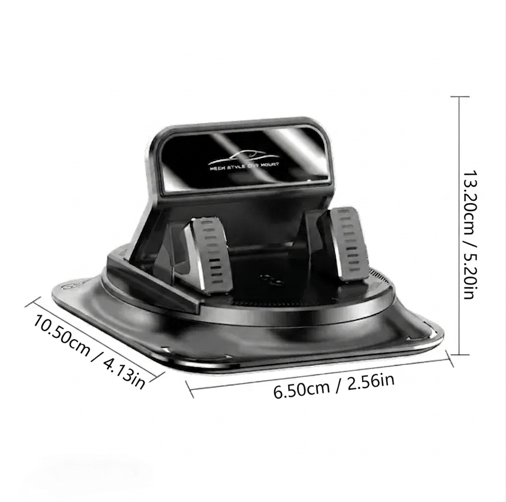 Car phone holder for dashboard navigation
