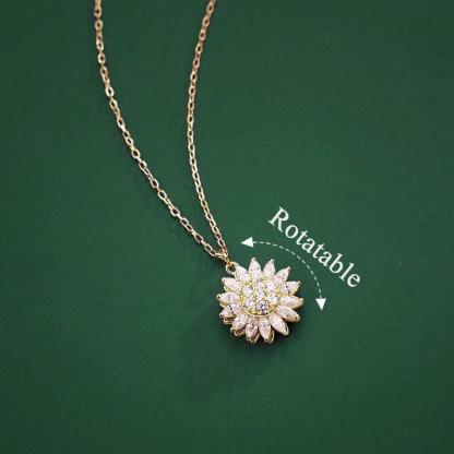 2026 rotating lucky sun necklace