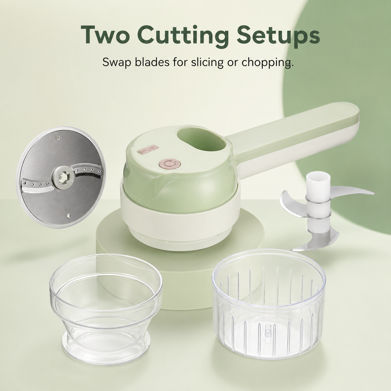 Slicing scallions directly into cooking pot