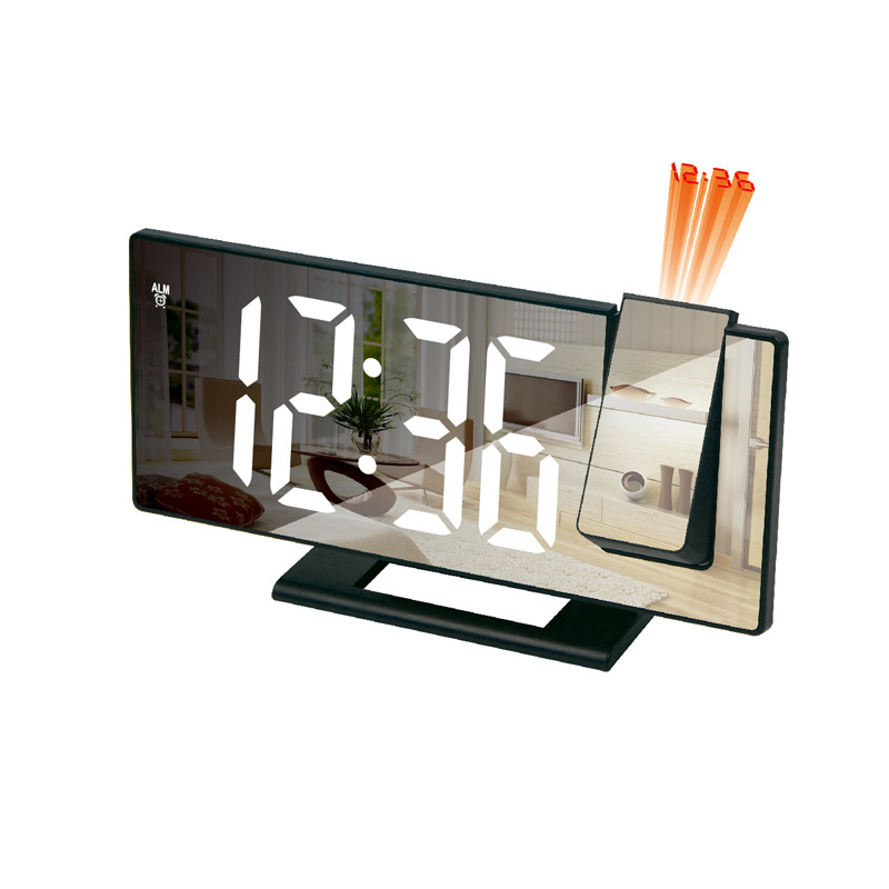 Clear LED Time Projection on Wall