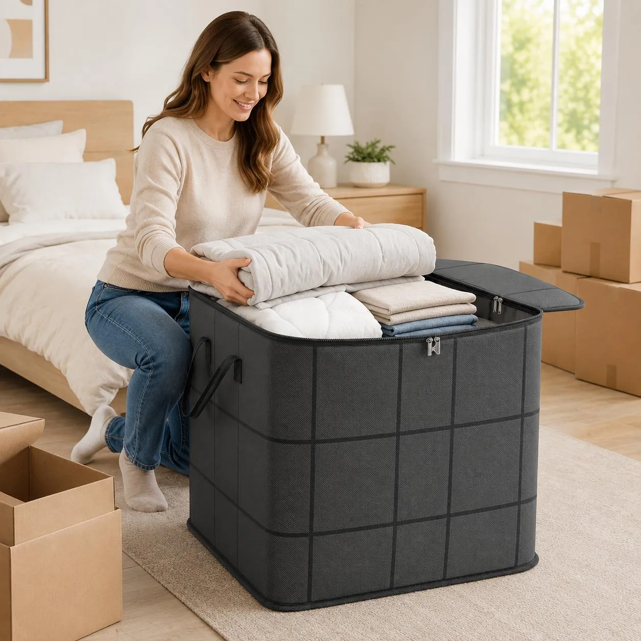 Closet and Bedroom Wardrobe Storage Organizer
