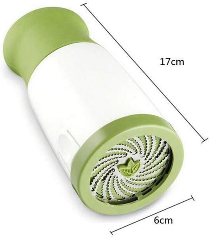 Manual herb grinder product size and details