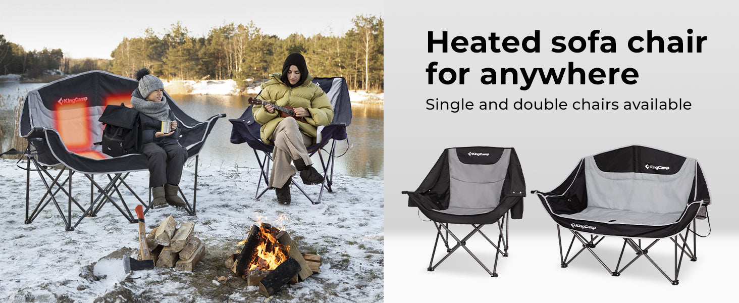 KingCamp CANNA C20 PLUS Heated Loveseat