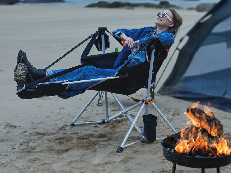 KingCamp ORCHID C20 PLUS Heated Camping Hammock Chair with Removable Footrest