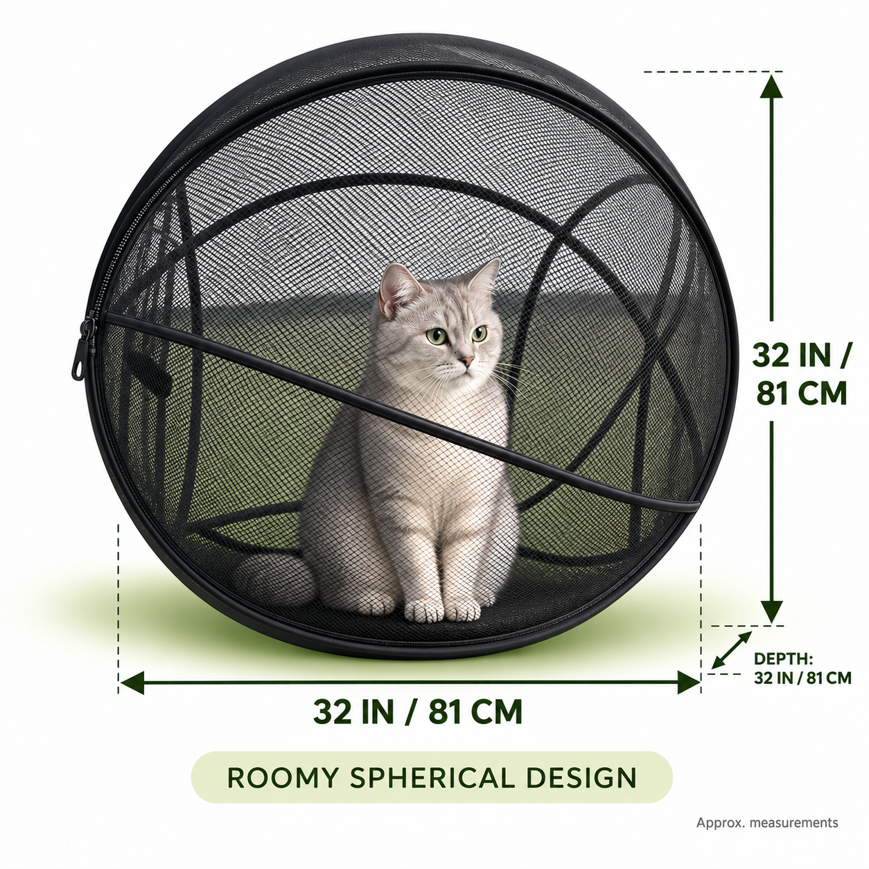 32 inch pop up cat playpen dimensions