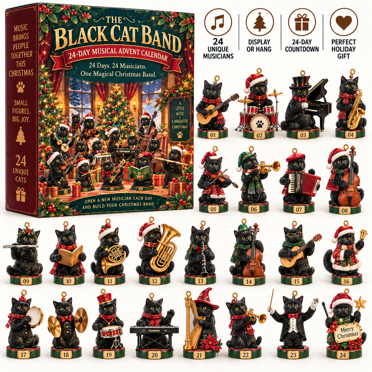 24 different Black Cat Band musicians