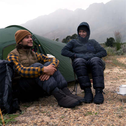 DW-90 White Goose Down Pants with Pockets
