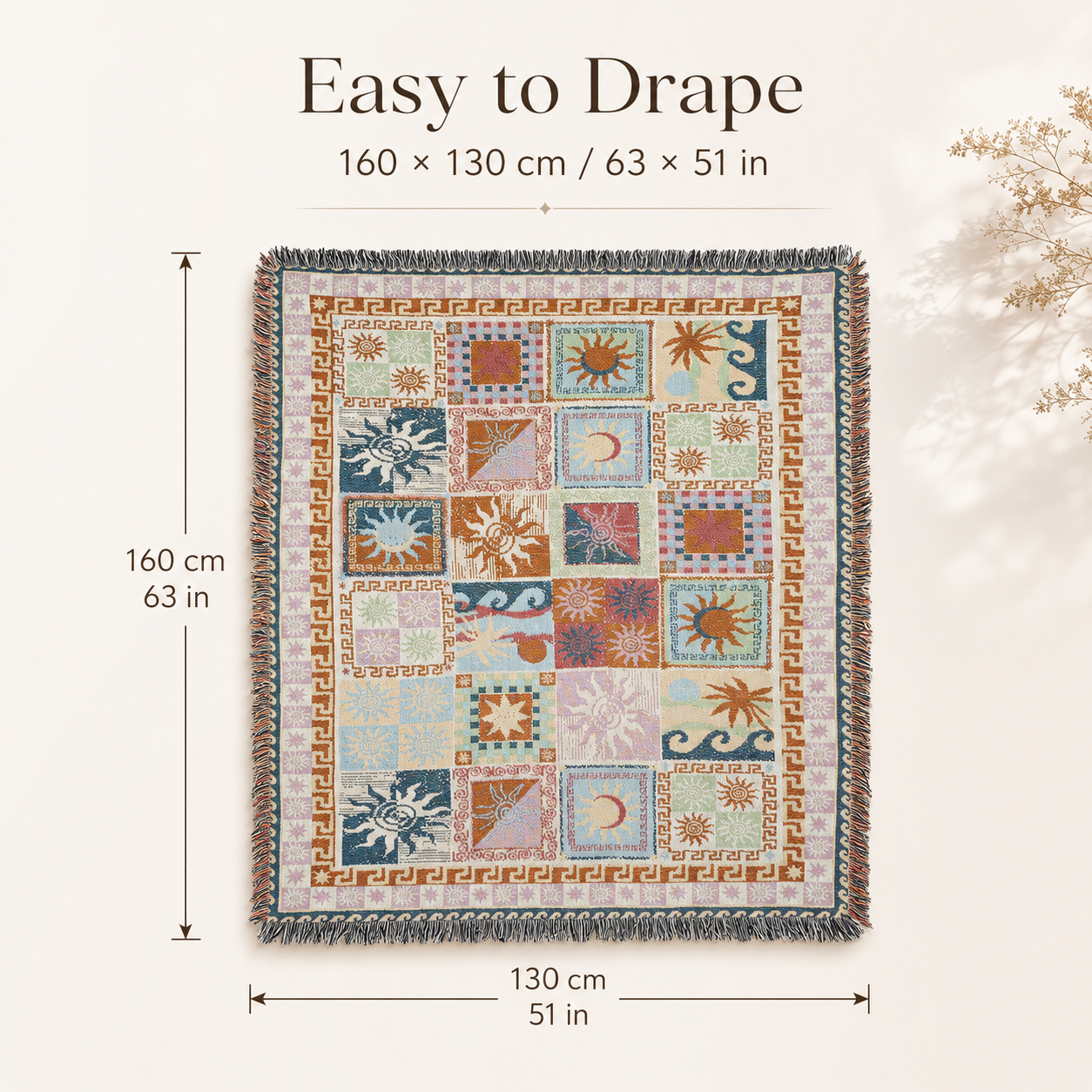 Outdoor camping and picnic blanket application with throw blanket