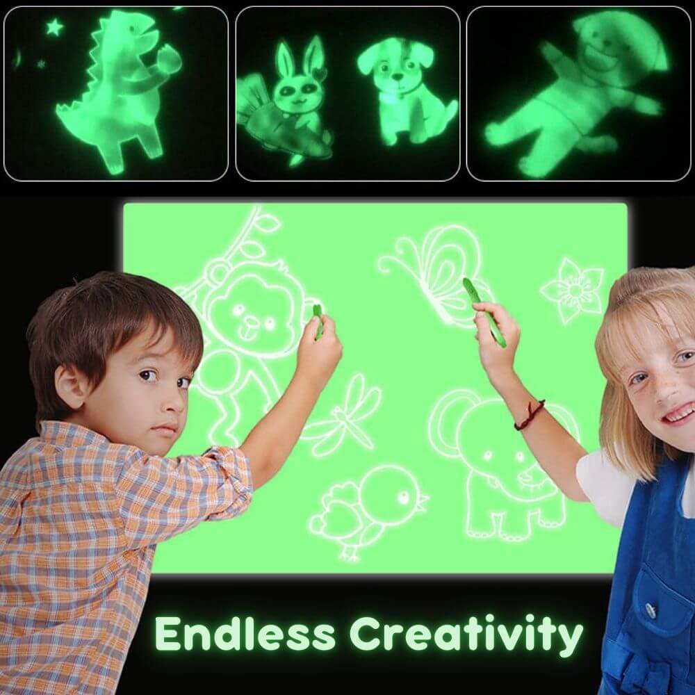 BrightMinds™ Magic Light-Up Drawing Pad