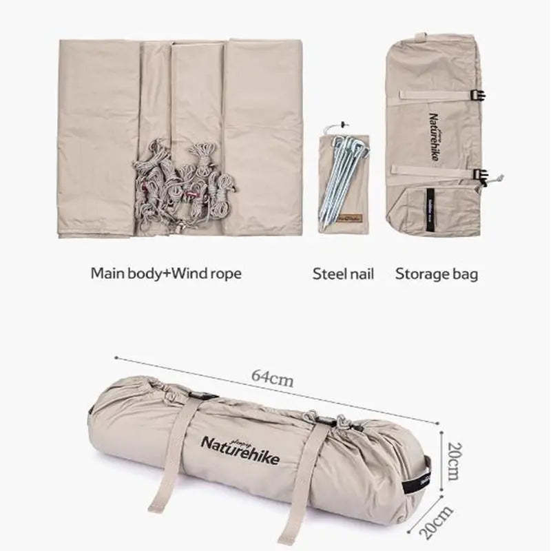 Naturehike Awning Large Cotton Canopy Tent