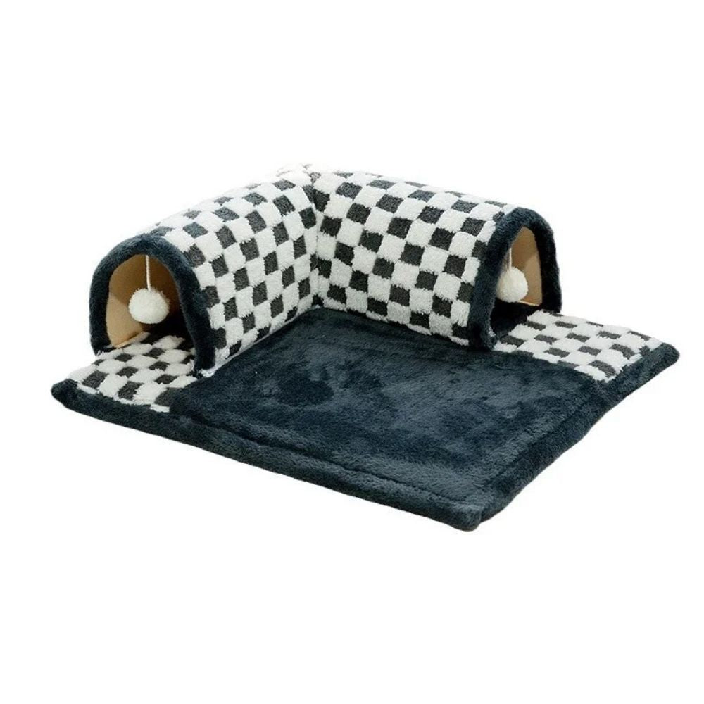 LuxPaws™ 2-In-1 Cat Tunnel Bed