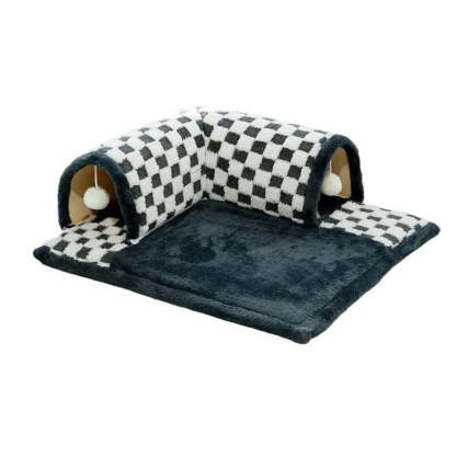 LuxPaws™ 2-In-1 Cat Tunnel Bed