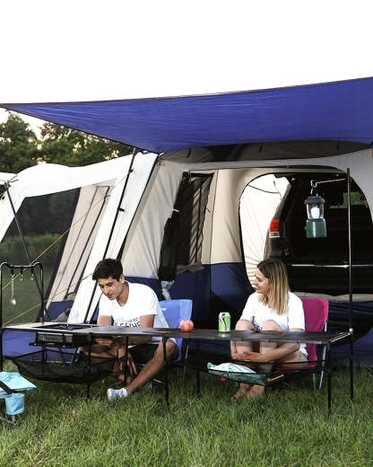 KingCamp Camping Square 3 Season SUV Tent with Screen Room