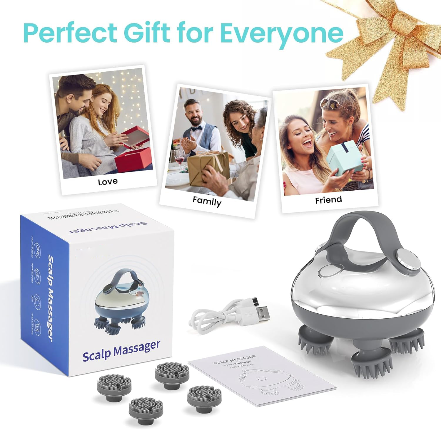 Portable Electric Scalp Massager