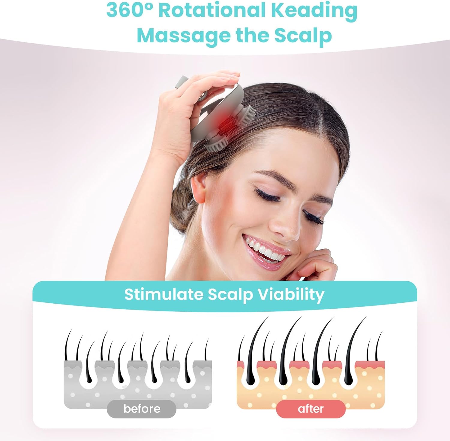 Portable Electric Scalp Massager