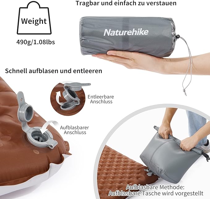 High R-Value Ultralight Inflatable Sleeping Pad