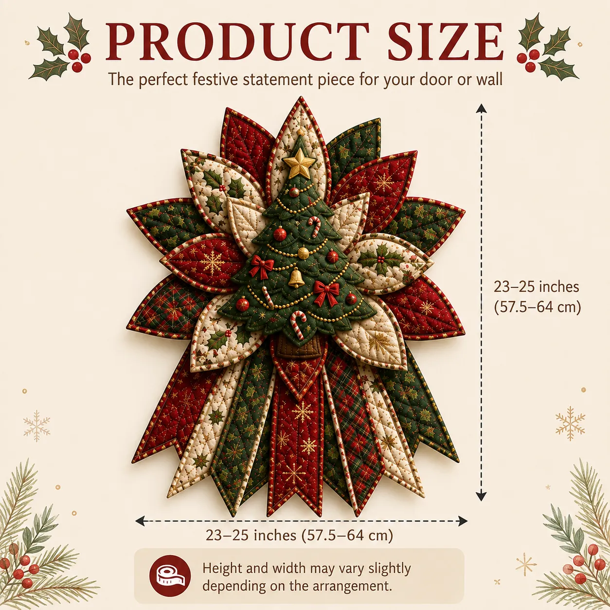 Dimensional finished door hanger measurements 23 to 25 inches