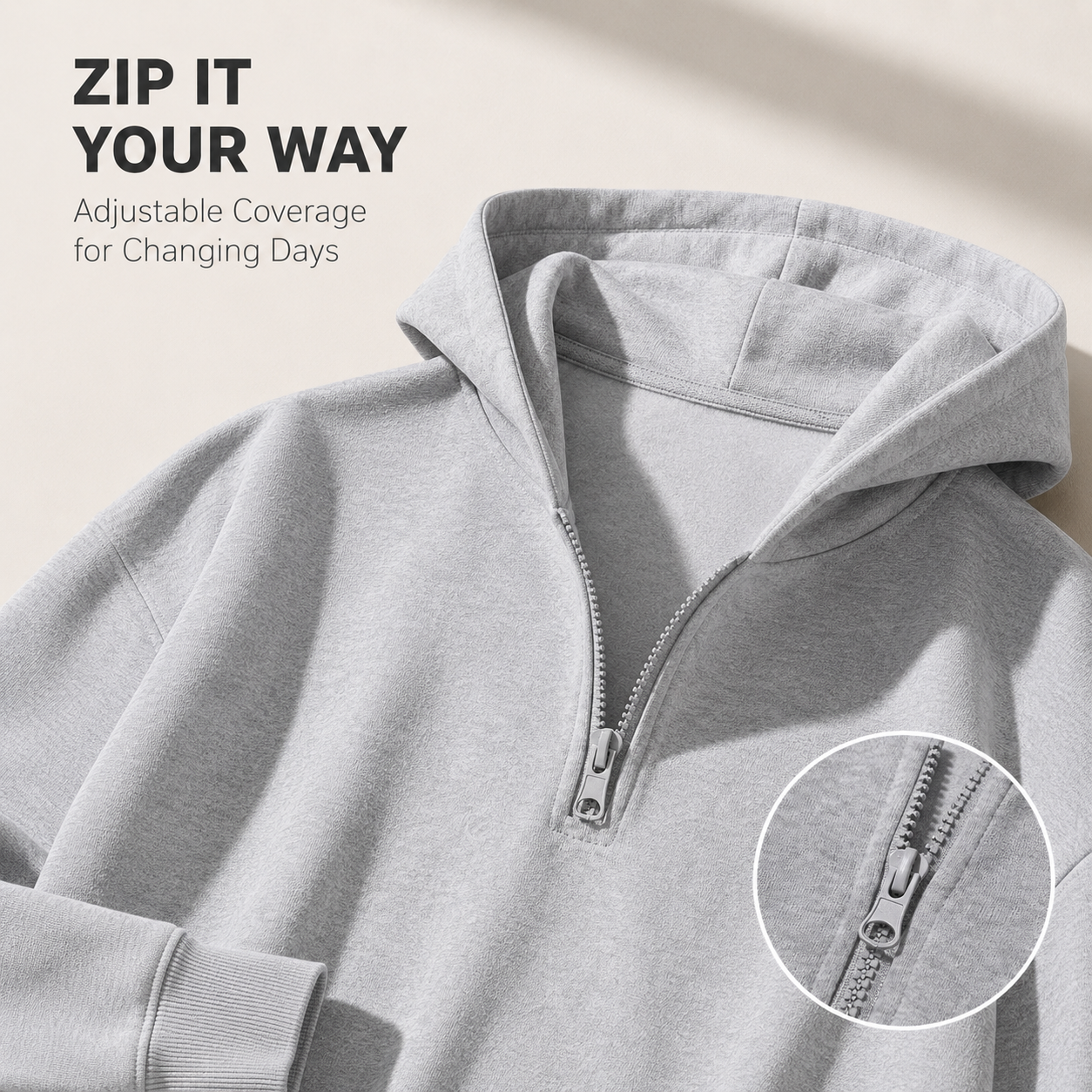 Seated lounging in 2-piece cozy knit tracksuit