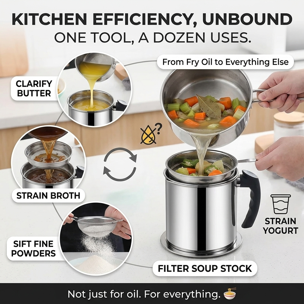 Versatile Kitchen Strainer