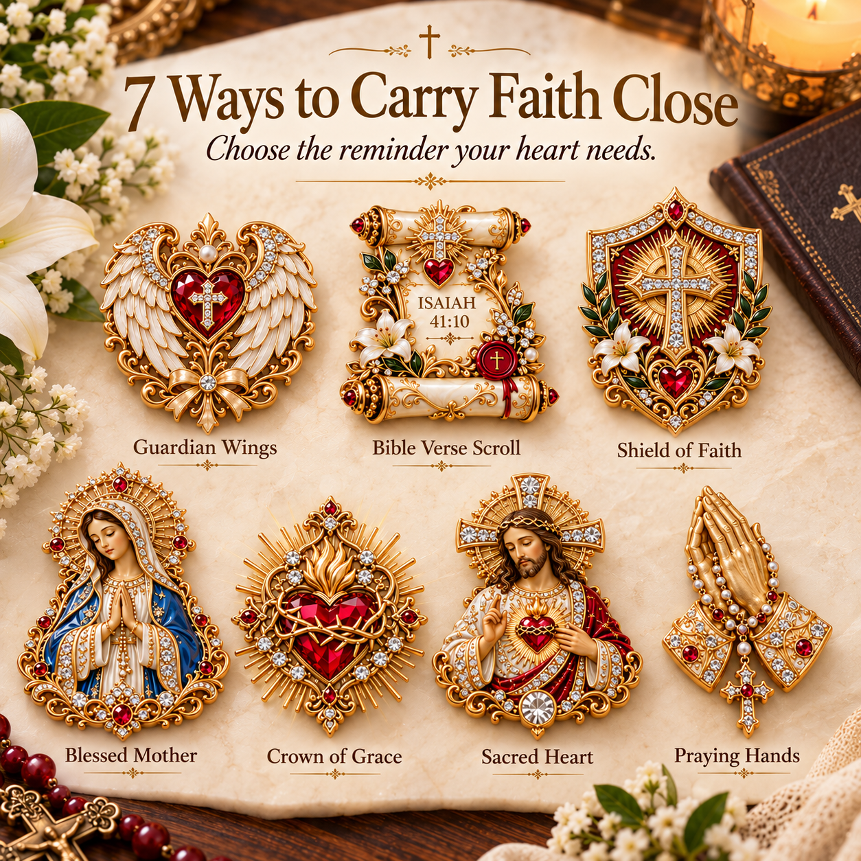 Seven Faith Pocket Hug Designs