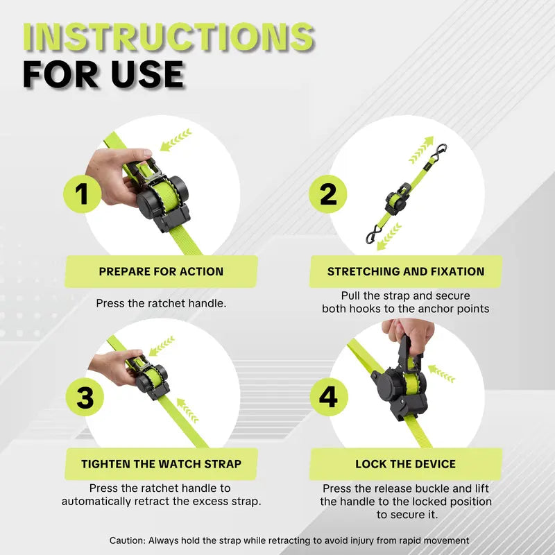 Ratchet Strap Packaging and Gift Ready