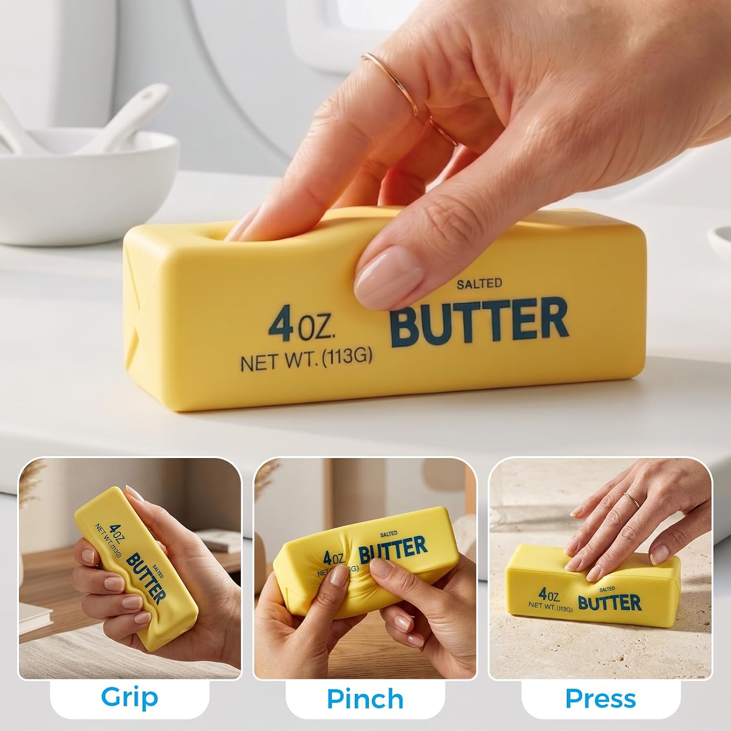 Crunchy Sound Butter Bar Squishy