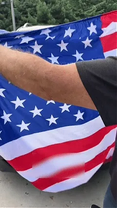 Patriotic Car Cover
