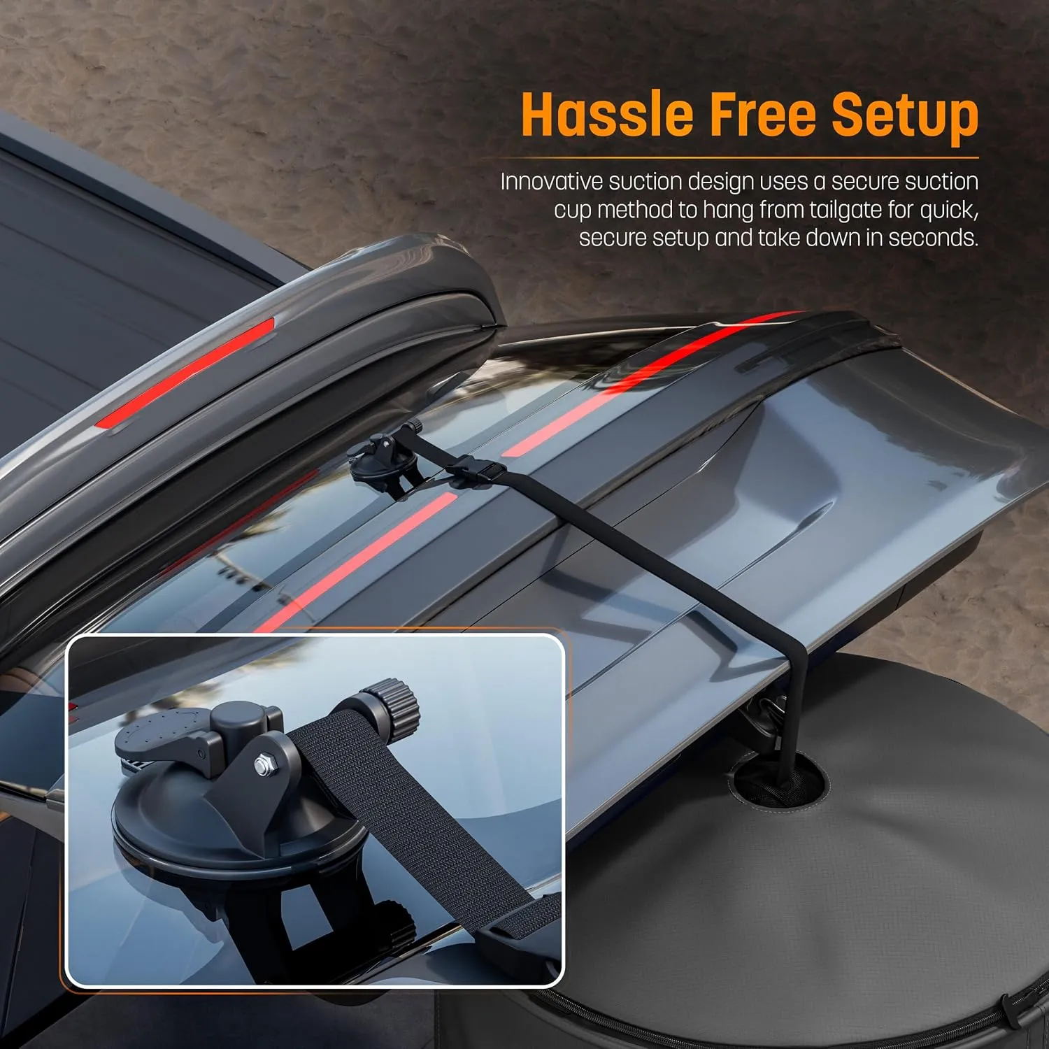 Portable privacy tent two-way zipper hooks and removable panels