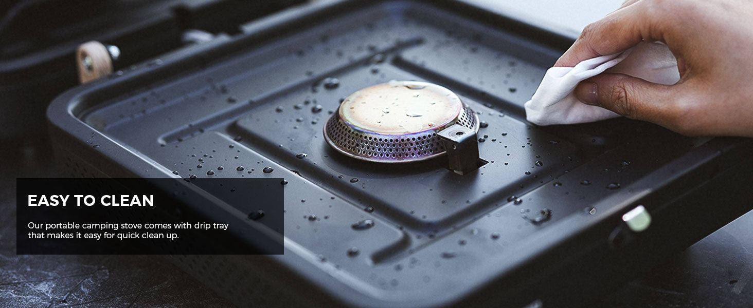 KingCamp Portable 2-Burner Camping Stove