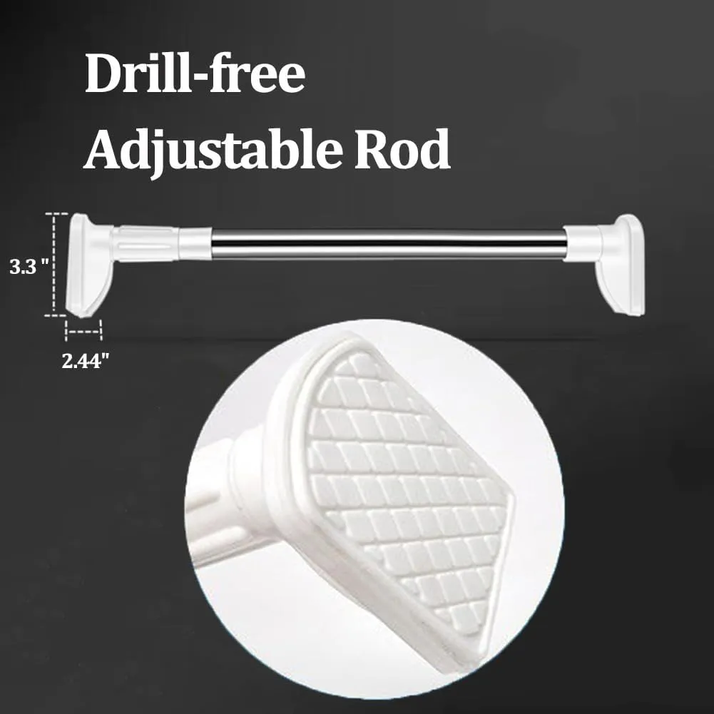 Telescopic tension rod package and product details
