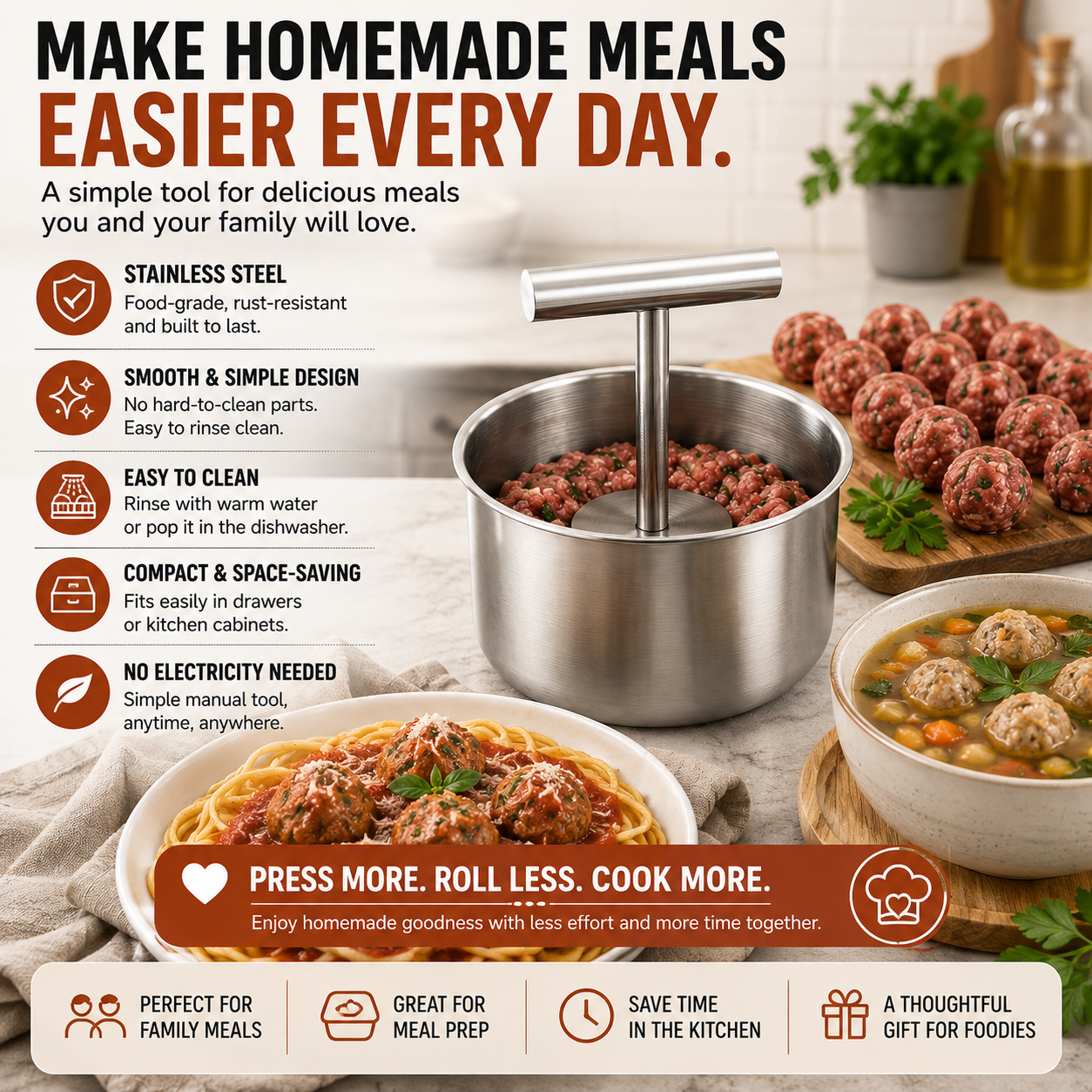 Meatball Maker for Family Cooking
